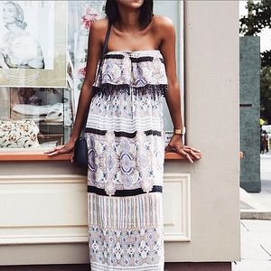 EUC Effortlessly Chic Favorite Pinkblush Boho Dress